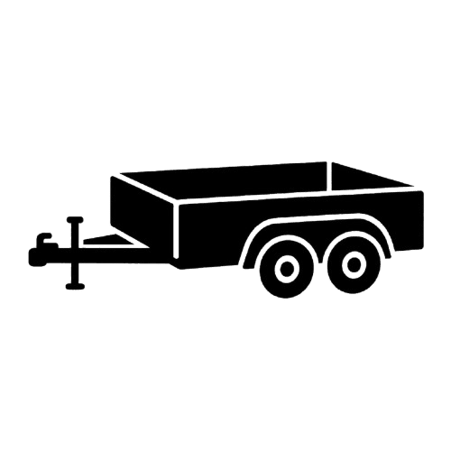 On trailer