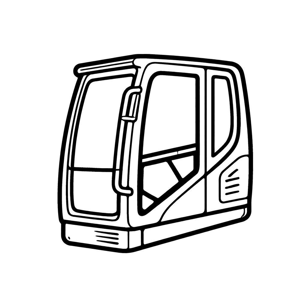 ROPS frame